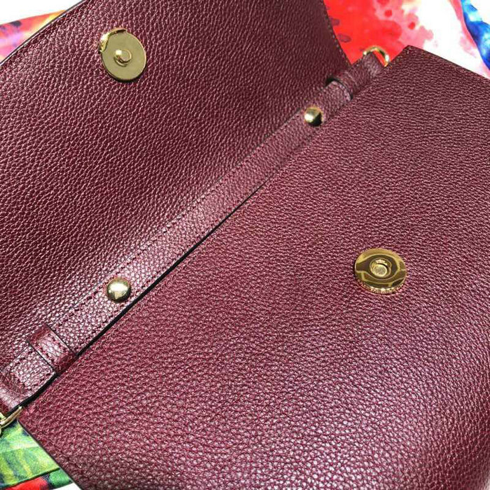 Gucci Zumi Grainy Leather Small Shoulder Bag Burgundy 572375