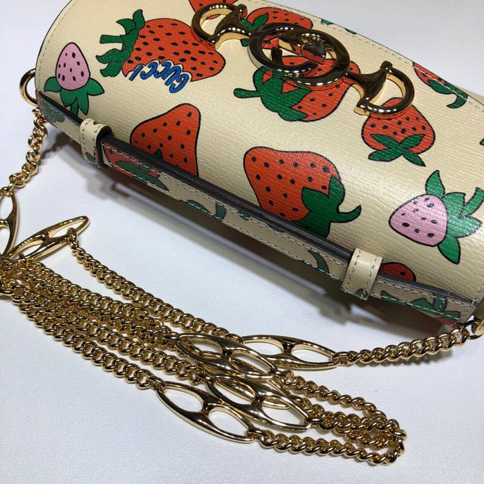 Gucci Zumi Strawberry Print Mini Bag 564718