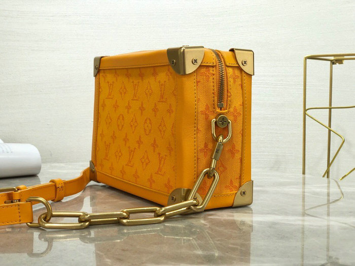 Louis Vuitton Denim Soft Trunk Yellow M44723