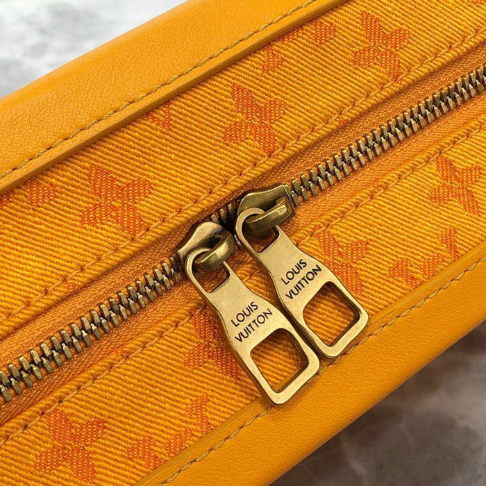 Louis Vuitton Denim Soft Trunk Yellow M44723