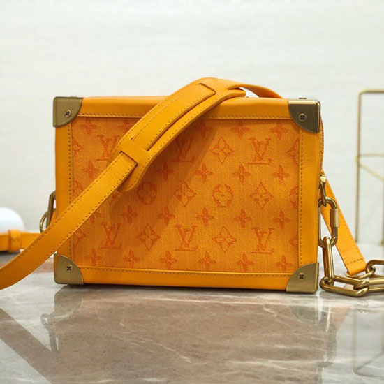 Louis Vuitton Denim Soft Trunk Yellow M44723