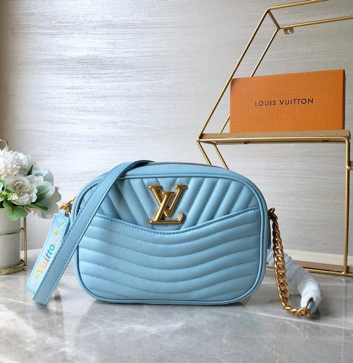 Louis Vuitton New Wave Camera Bag Blue M53682