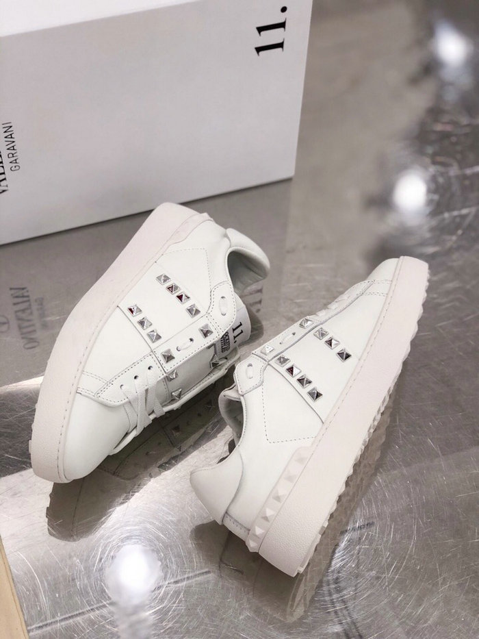 Valentino Garavani Rockstud Leather Sneakers White VS18064