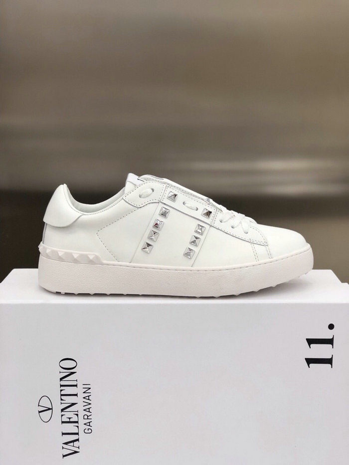 Valentino Garavani Rockstud Leather Sneakers White VS18064