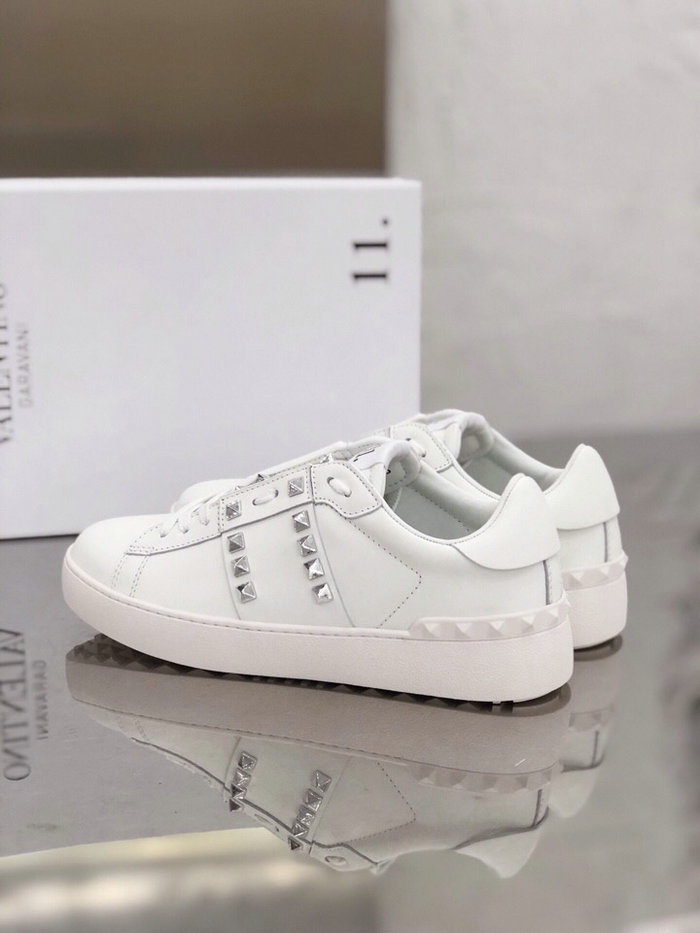 Valentino Garavani Rockstud Leather Sneakers White VS18064