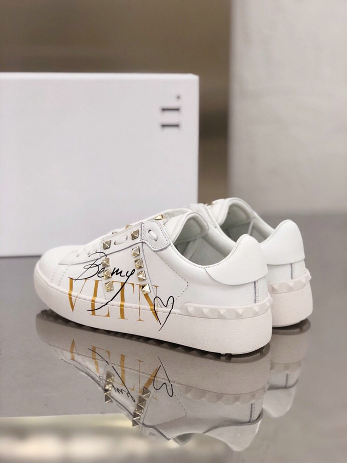 Valentino Garavani Rockstud Leather Sneakers White VS18067