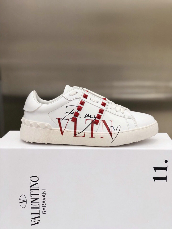 Valentino Garavani Rockstud Leather Sneakers White VS18068