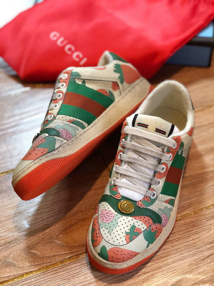 Women's Screener Gucci Strawberry Sneaker 570442