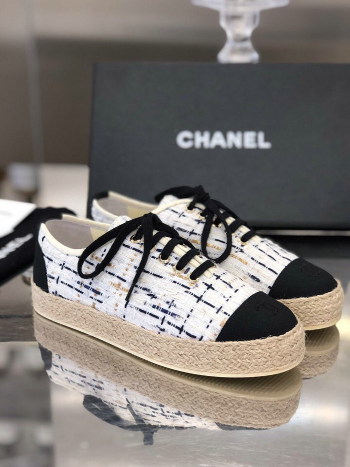 Chanel Tweed Sneakers C18062