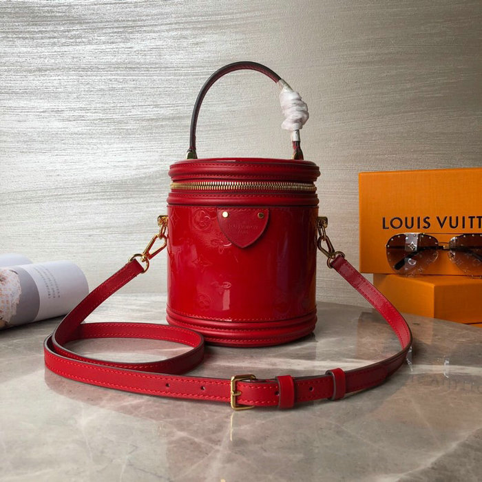 Louis Vuitton Monogram Vernis Cannes Red M53997