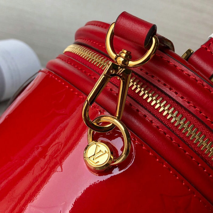 Louis Vuitton Monogram Vernis Cannes Red M53997