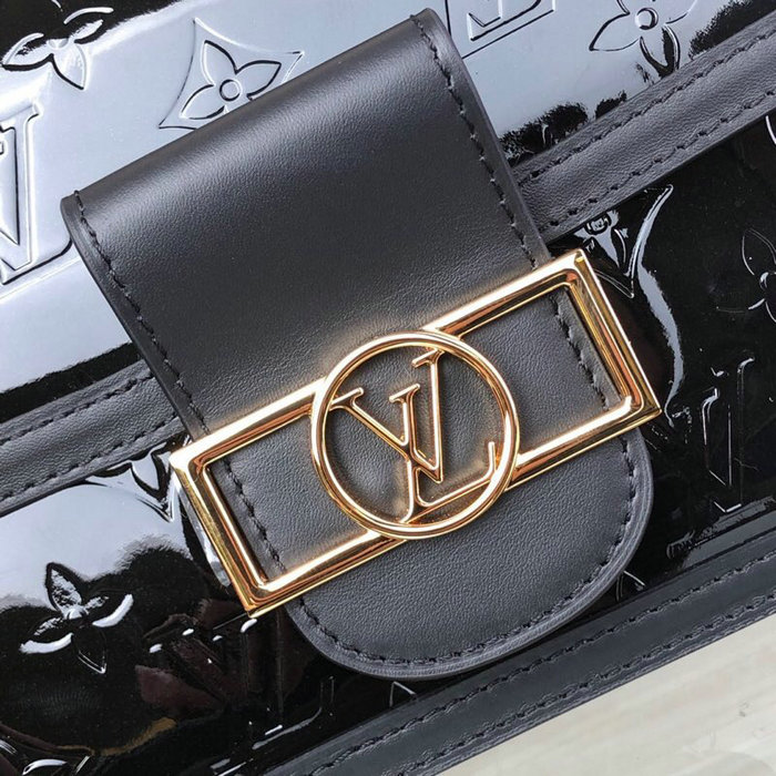 Louis Vuitton Monogram Vernis Mini Dauphine Black M44580