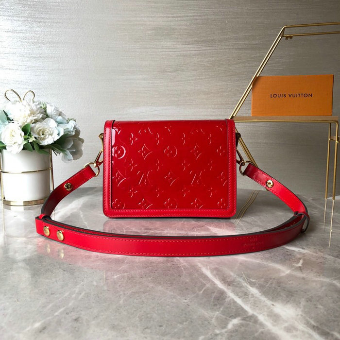 Louis Vuitton Monogram Vernis Mini Dauphine Red M44580