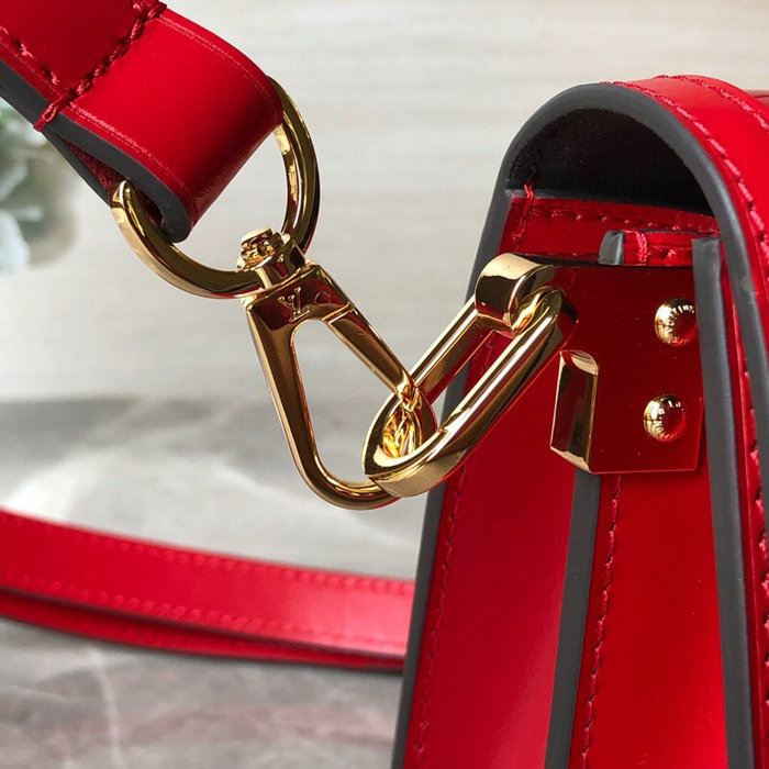 Louis Vuitton Monogram Vernis Mini Dauphine Red M44580