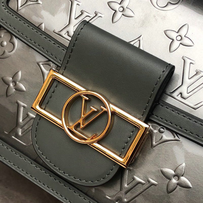 Louis Vuitton Monogram Vernis Mini Dauphine Silver M44580