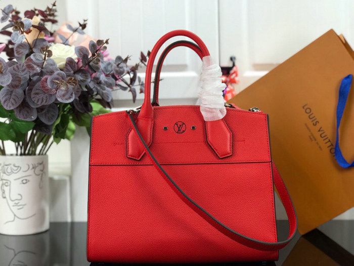 Louis Vuitton City Steamer MM Red M55062