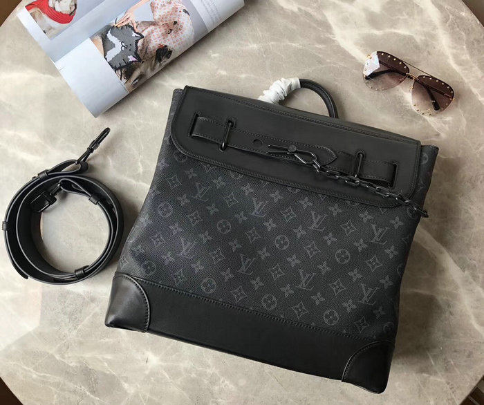 Louis Vuitton Monogram Eclipse Steamer PM M44473