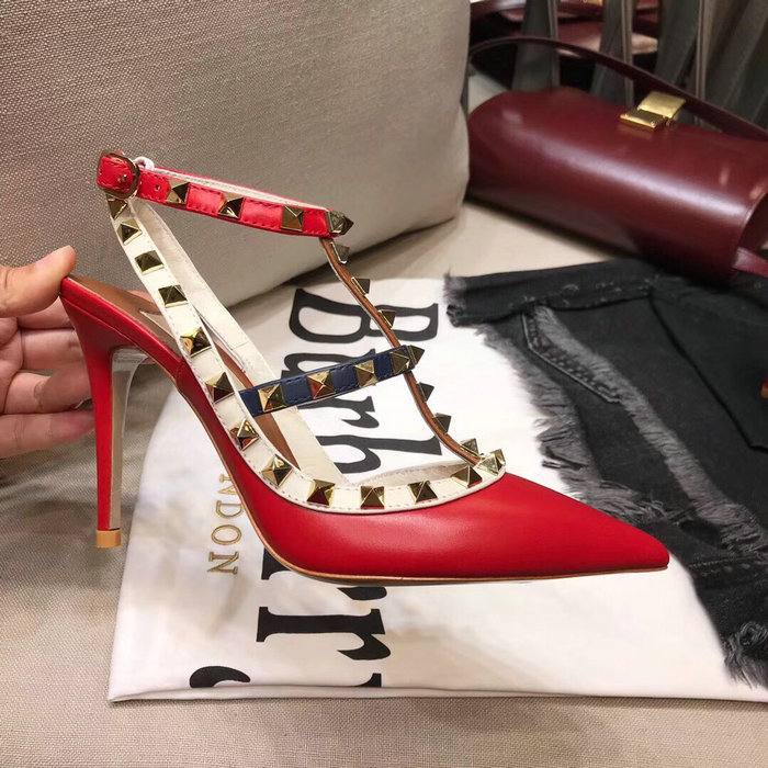 Valentino Rockstud Caged Pump 95MM VS06071