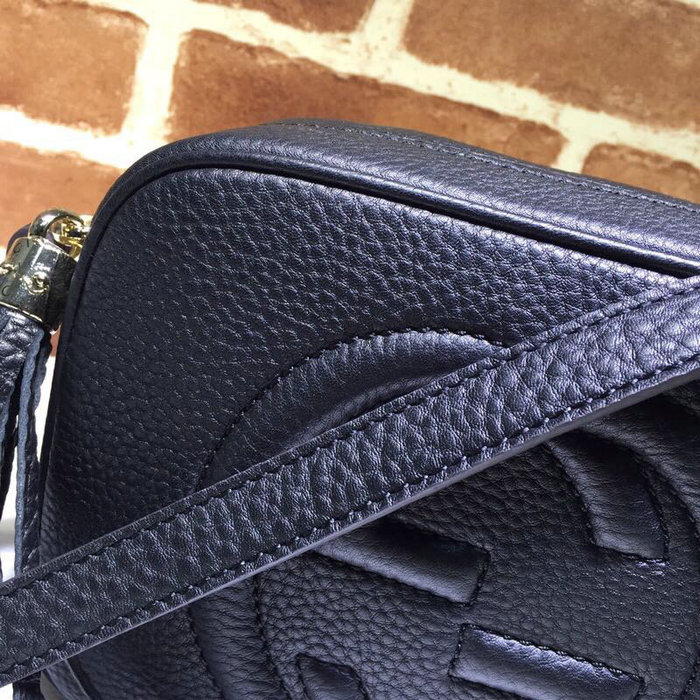 Gucci Soho Leather Disco Bag Black 308364