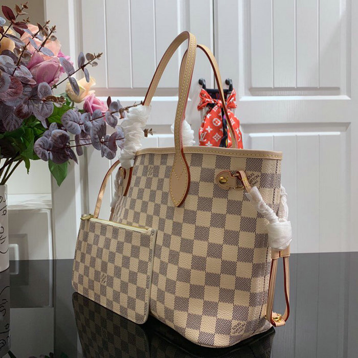 Louis Vuitton Damier Azur Canvas Neverfull PM N41000