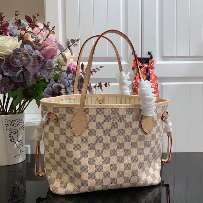 Louis Vuitton Damier Azur Canvas Neverfull PM N41000