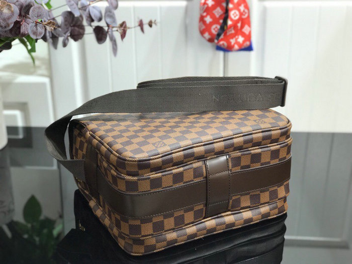 Louis Vuitton Damier Ebene Canvas Naviglio Messenger Bag N45255