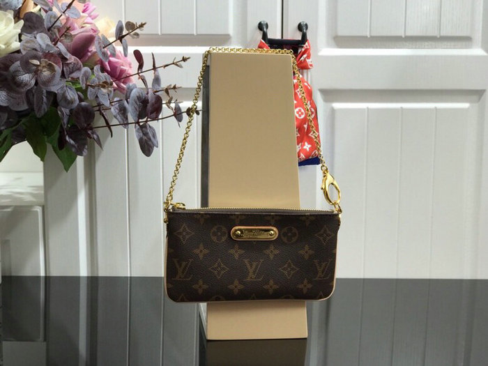 Louis Vuitton Monogram Canvas Milla MM Pochette M60094