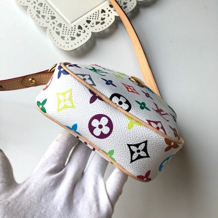 Louis Vuitton Monogram Multicolor Rift Bag White M40055