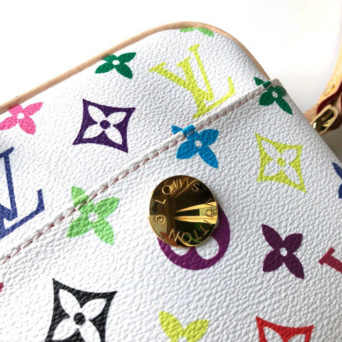 Louis Vuitton Monogram Multicolor Rift Bag White M40055