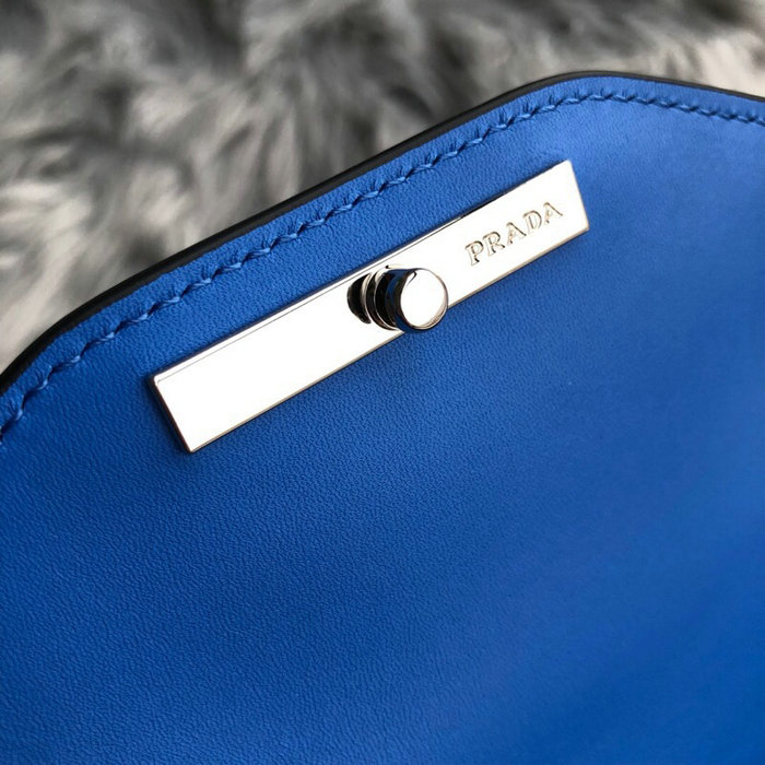 Prada Sybille Leather Mini Bag Blue 1DH011