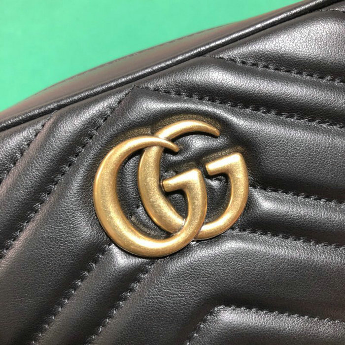 Gucci GG Marmont Matelasse Mini Bag Black 448065