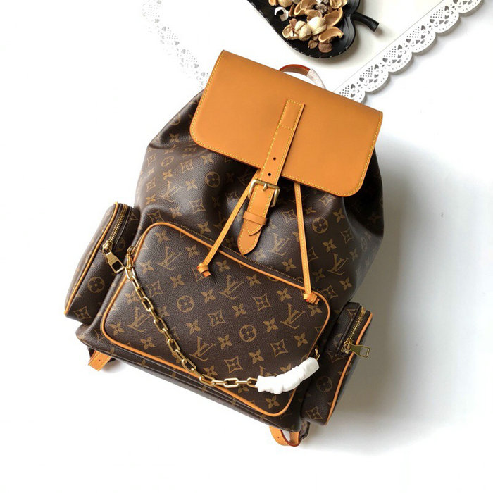 Louis Vuitton Monogram Canvas Backpack Trio M44658