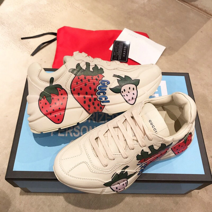 Rhyton Gucci Leather Sneaker 27073