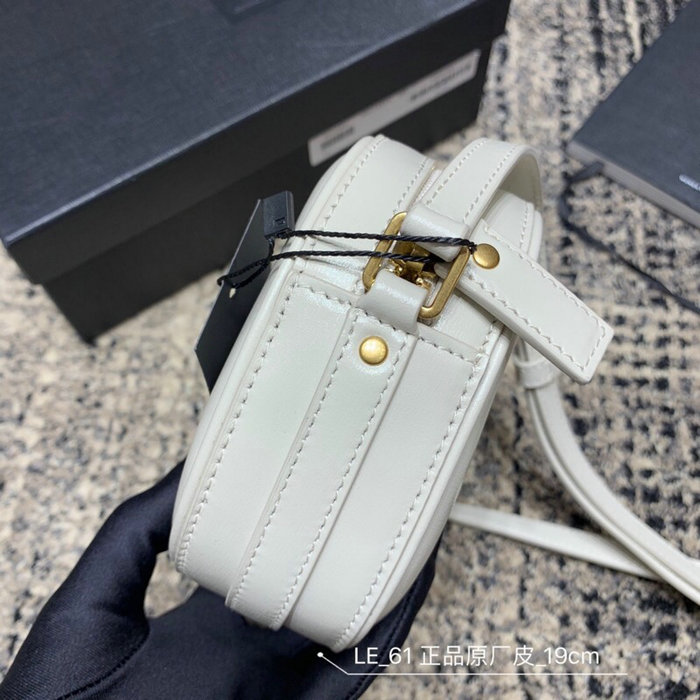 Saint Laurent Le 61 Camera Bag White 582673