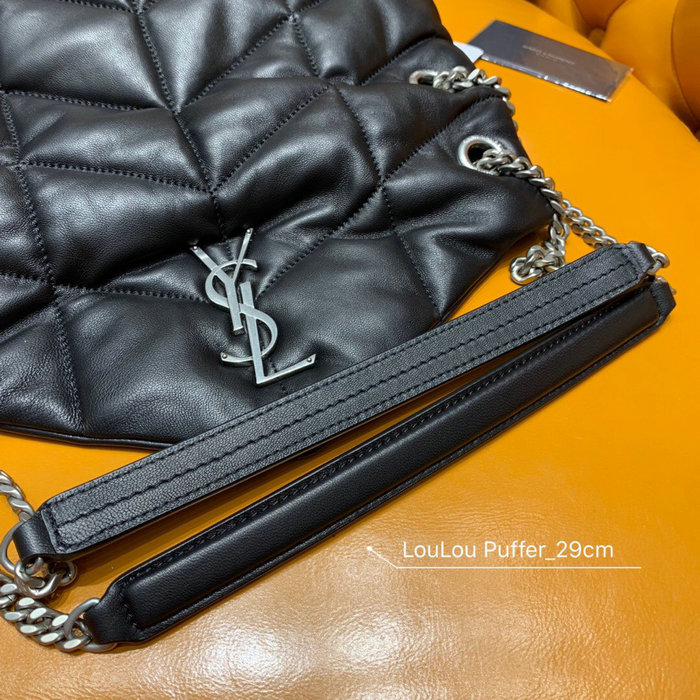 Saint Laurent Loulou Puffer Small Bag Black 577476