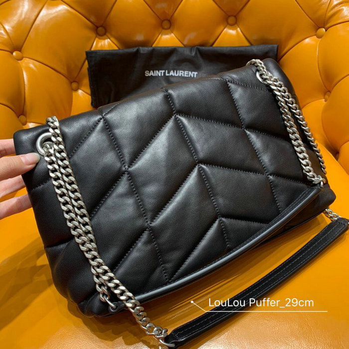 Saint Laurent Loulou Puffer Small Bag Black 577476