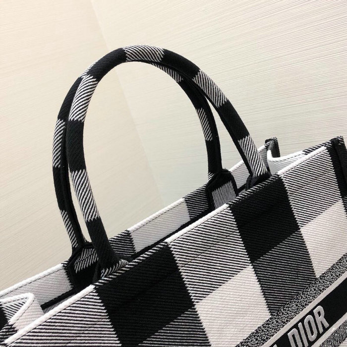 Dior Oblique Book Tote Black D07084