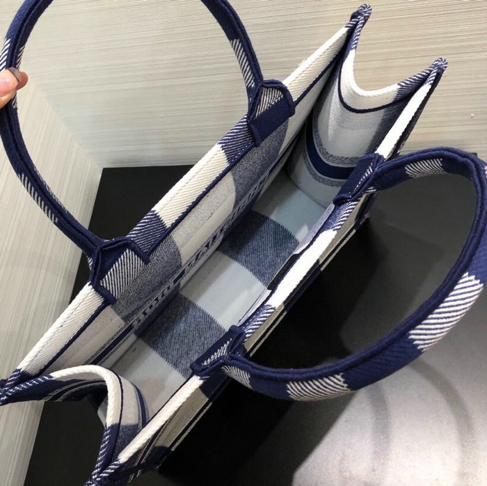 Dior Oblique Book Tote Blue D07084