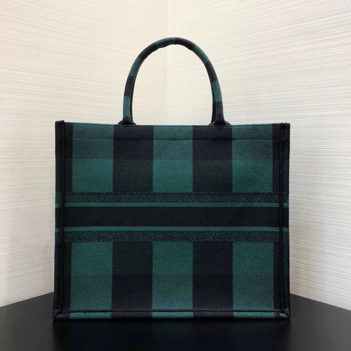 Dior Oblique Book Tote Green D07084