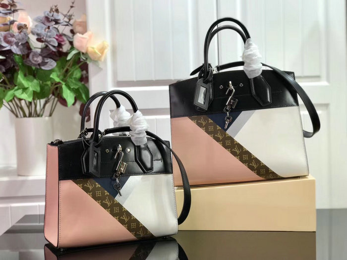 Louis Vuitton City Steamer MM Blanc Rose M55062