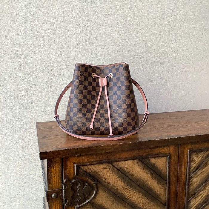 Louis Vuitton Damier Ebene Canvas Neonoe Pink N40198