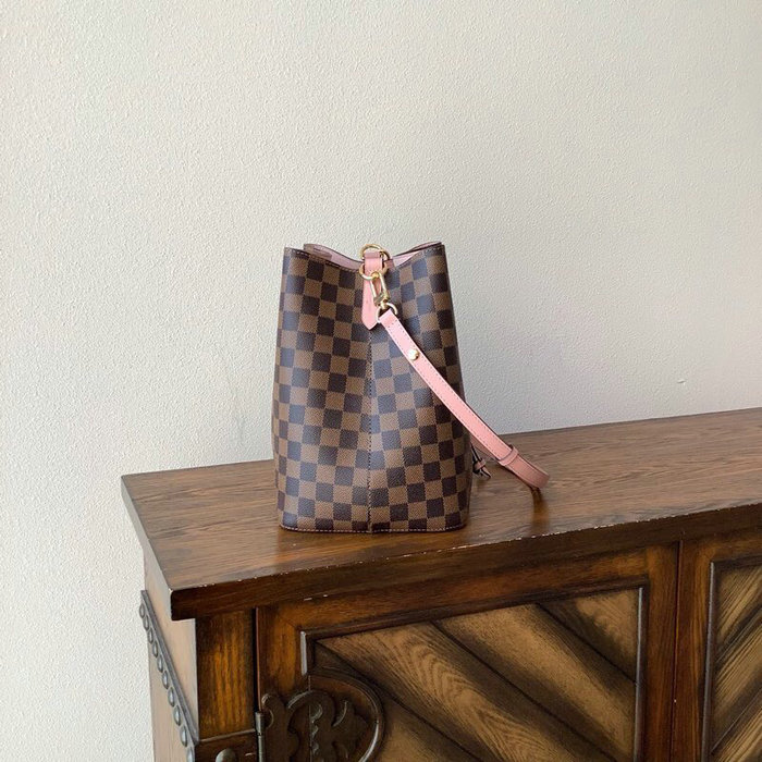 Louis Vuitton Damier Ebene Canvas Neonoe Pink N40198