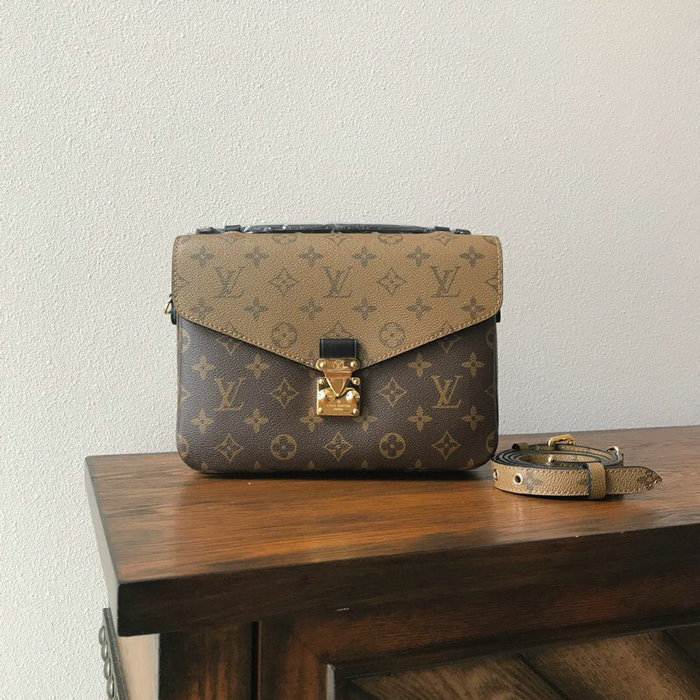 Louis Vuitton Monogram Reverse Canvas Pochette Metis M41465