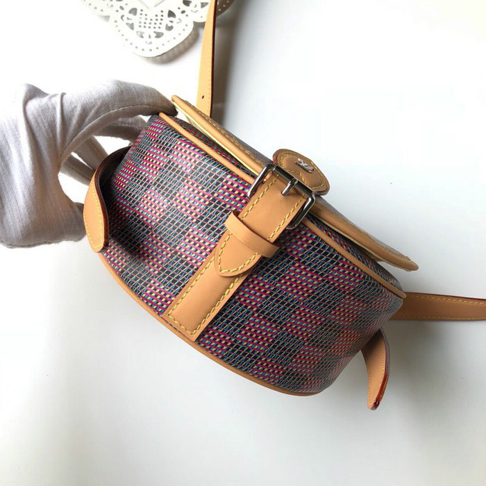 Louis Vuitton Printed Calf Leather Tambourin M55460