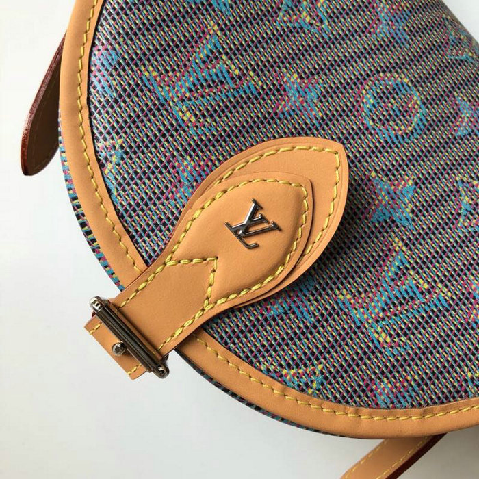 Louis Vuitton Printed Calf Leather Tambourin M55544