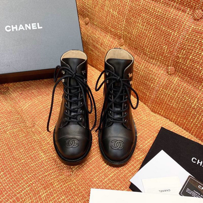 Chanel Calfskin Boots Black CS14086