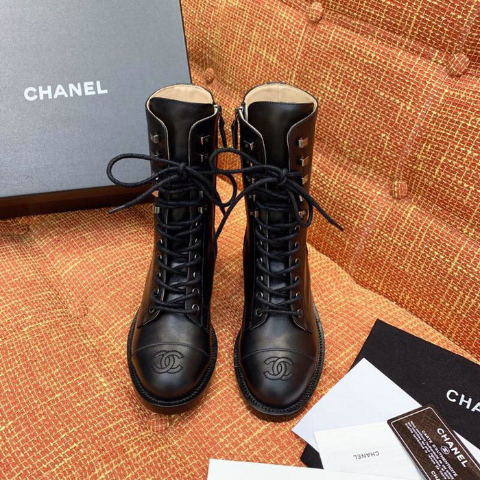 Chanel Calfskin Boots Black CS14087