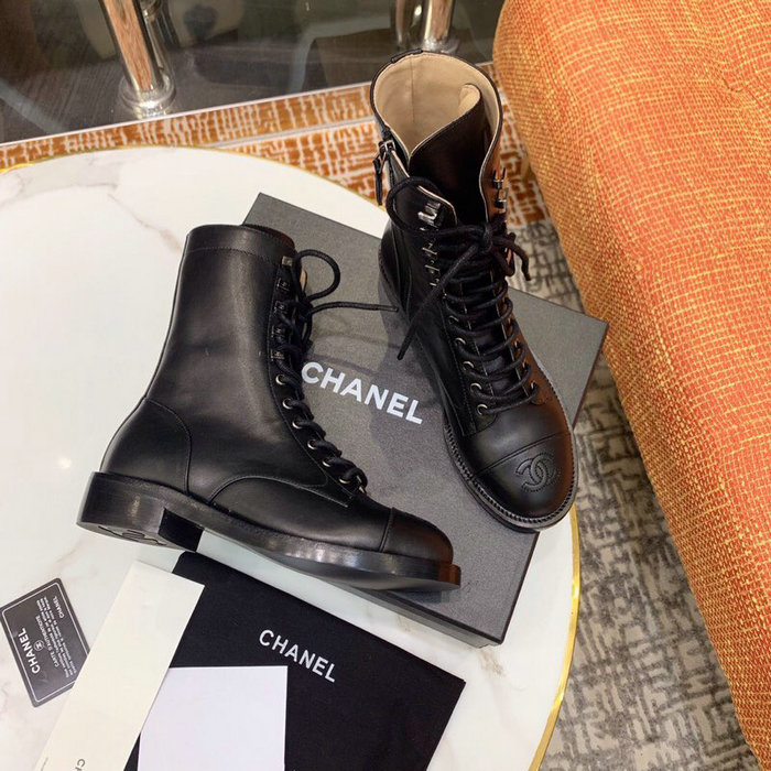 Chanel Calfskin Boots Black CS14087