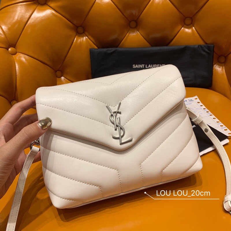 Saint Laurent Loulou Toy Bag White 467072