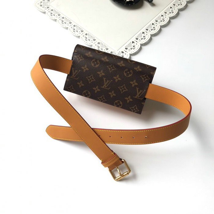 Louis Vuitton Monogram Canvas S Lock Belt Pouch PM M44667